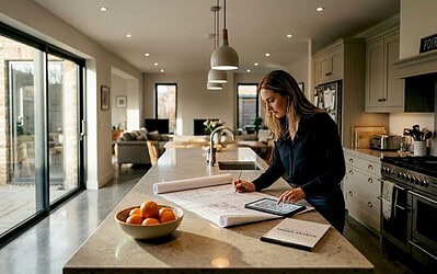 Step-by-step lighting integration for architect homes